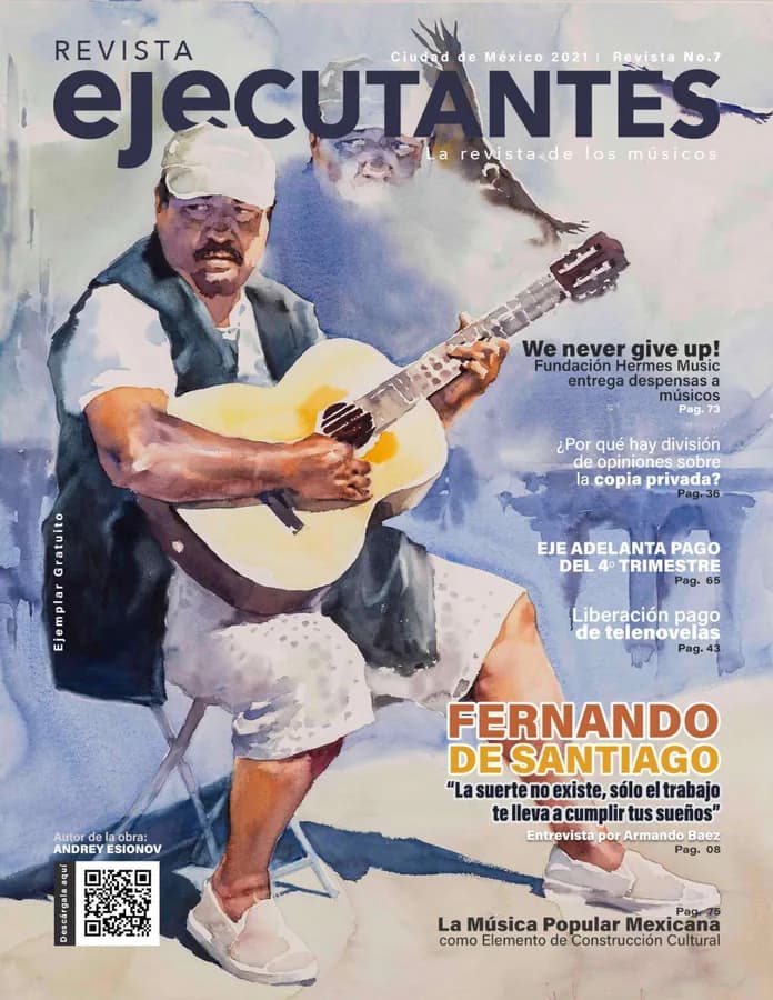 Portada de Revista Ejecutantes, Edición 7 · Enero 2021