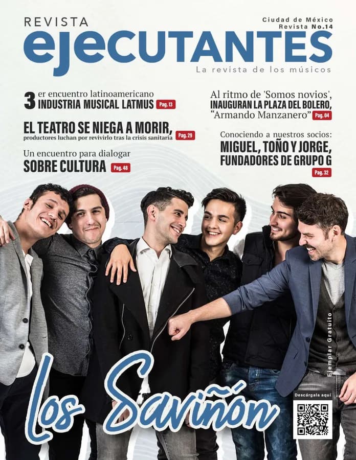 Portada de Revista Ejecutantes, Edición 14 · Agosto 2021