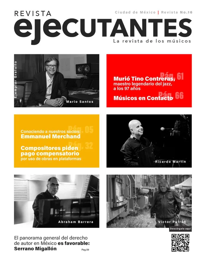 Portada de Revista Ejecutantes, Edición 16 · Octubre 2021