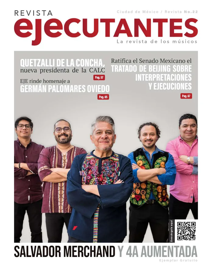 Portada de Revista Ejecutantes, Edición 22 · Abril 2022