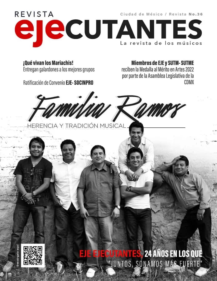 Portada de Revista Ejecutantes, Edición 36 · Julio 2023