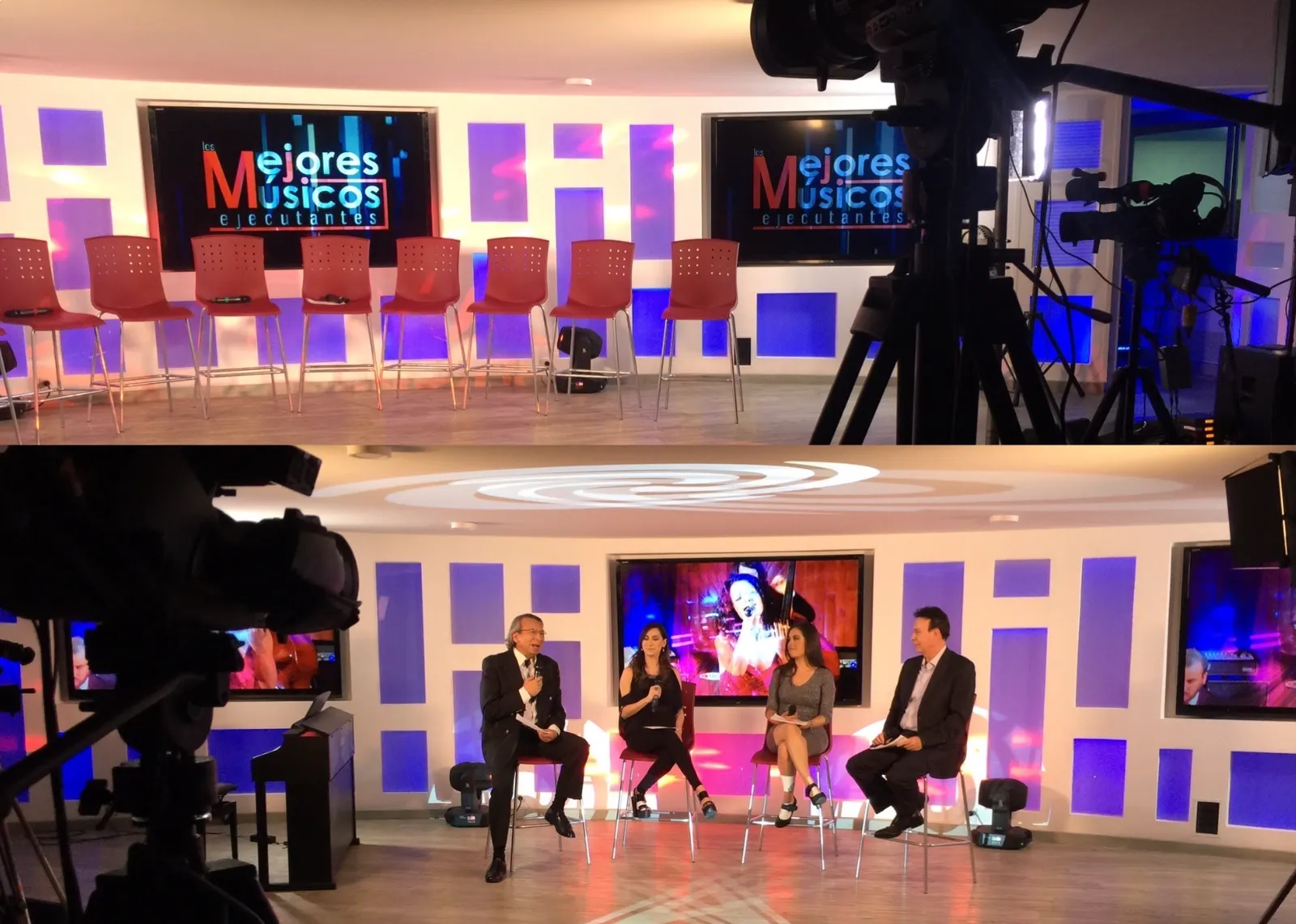 Foro de EJE TV durante la grabación de Los Mejores Músicos Ejecutantes